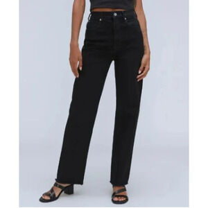 NWT Everlane Way High Coal Black Jeans 30 Regular